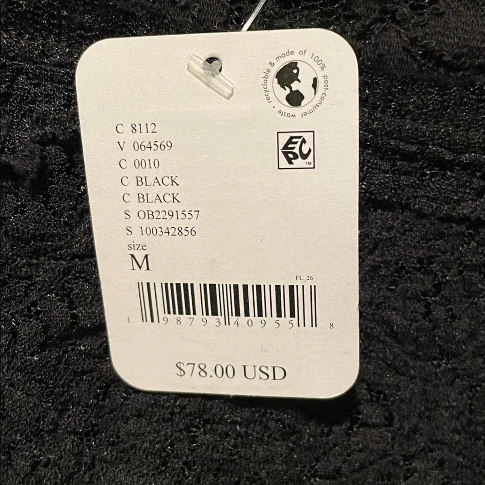 Free People Black Lace Women's Top